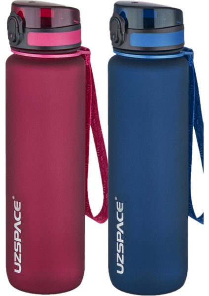 Fiftyfifty 2li Set 1000ML 1litre Tritan Su Matarası