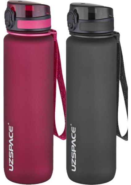 Fiftyfifty 2li Set 1000ML 1litre Tritan Su Matarası