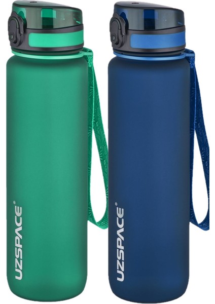 Fiftyfifty 2li Set 1000ML 1litre Tritan Su Matarası