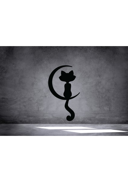 Kedi-2 Ahşap Duvar Tablosu