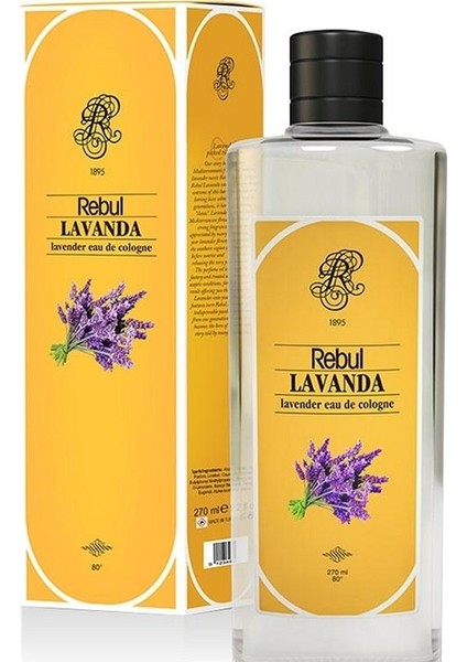Lavanda Kolonya 270 ml Cam Şişe