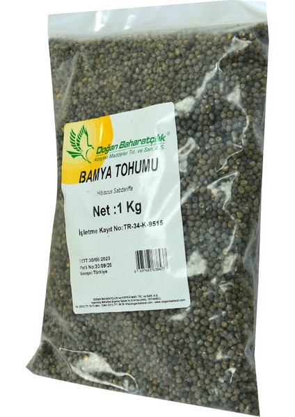 Doğal Bamya Tohumu 1 kg