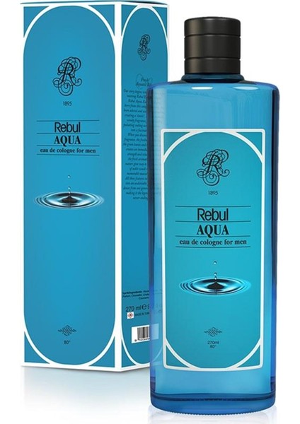 Aqua Kolonya 270 ml Cam Şişe
