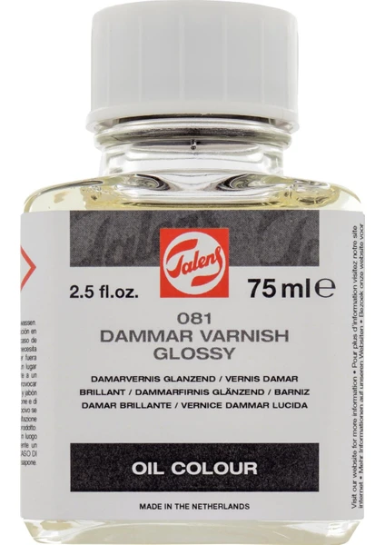 Dammar Varnish Glossy Parlak Damar Verniği 081 75 ml