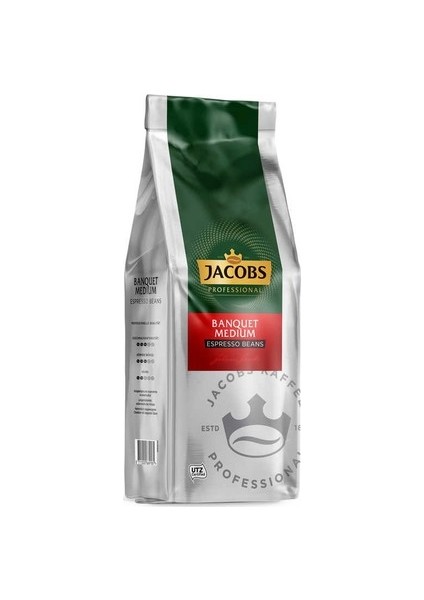 Banquet Medium Espresso Beans Çekirdek Kahve 8 x 1000 gr