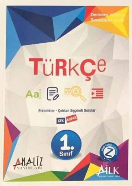 1.Sınıf Türkçe Etkinlikler - Çoktan Seçmeli Sorular