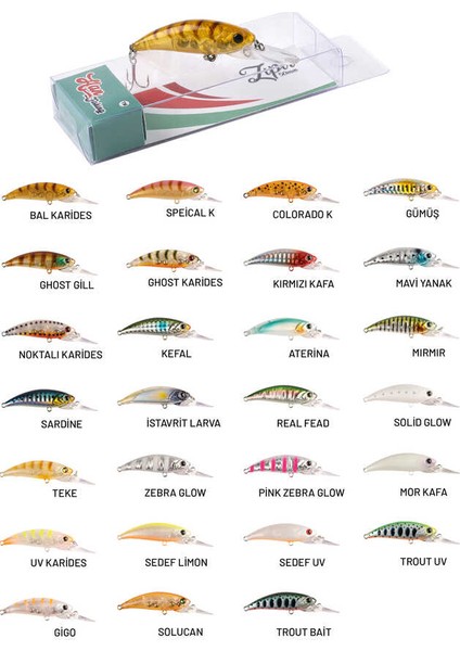 Zıpır Ug 50MM 5gr Lrf Maket Balık fiyatları