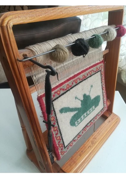 Dekoratif Halı Dokuma Tezgahı