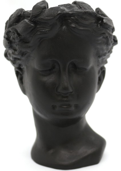 El Yapımı Antik Helen Biblo Saksı Küçük 15 cm