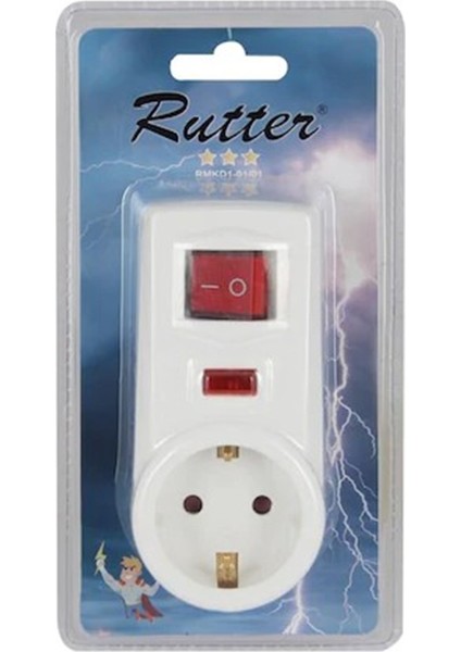 Akım Korumalı Tekli Priz Çocuk Koruma Anahtarlı 323022