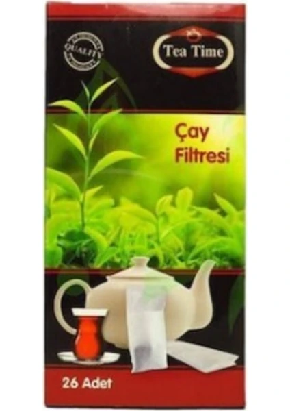 Tea Time  Çay Demleme Poşeti Çay Filtresi Kullan At 2 Paket 52'li