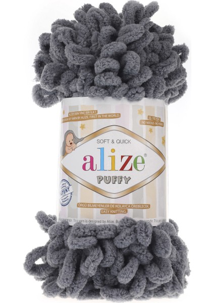 Puffy 87 Koyu Gri