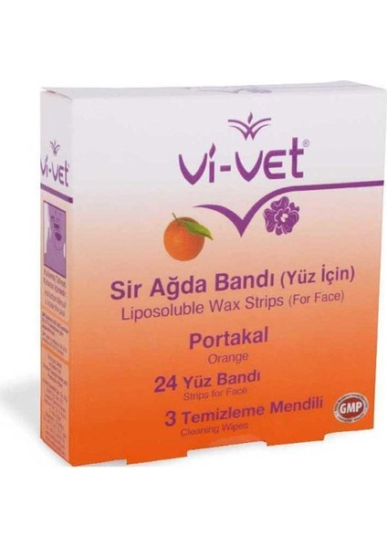 Vivet Portakallı Yüz İçin Sir Ağda Bandı