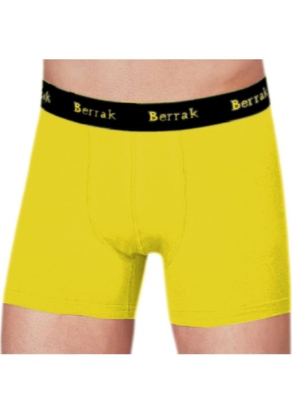 12 Adet Sarı Renk Modal Boxer