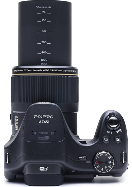 Pixpro AZ651 20MP,65X Optik Zoom,3.0 Inç LCD Ekran Dijital Fotoğraf Makinesi - Siyah fırsatları