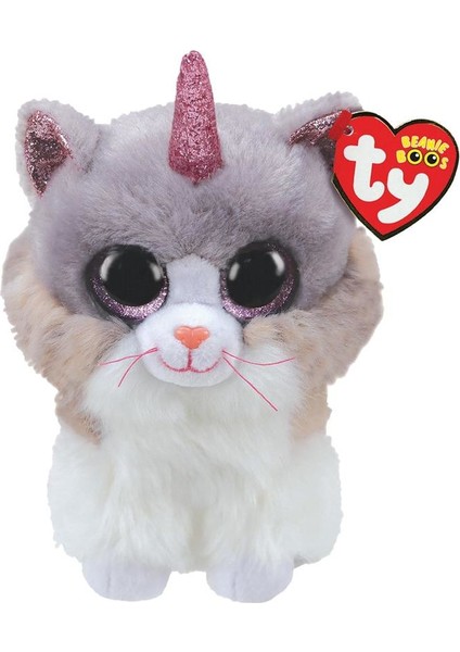 Beanie Boos Asher Boynuzlu Kedi 15 Cm.