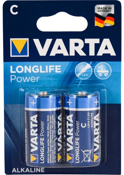 4914 High Energy C Size 2Li Orta Boy Pil