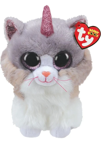 Beanie Boos Asher Boynuzlu Kedi 24 Cm.