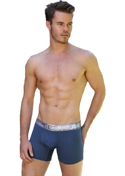 Kemer Baskılı Viskon Boxer 1643