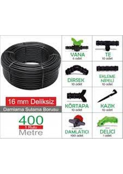 16MMDELIKSIZ Hazır SET400METRE