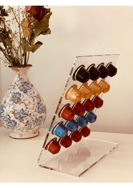 Nespresso Kapsül Kahve Standı Ayaklı Nespresso Kapsülü Uyumlu 20'li