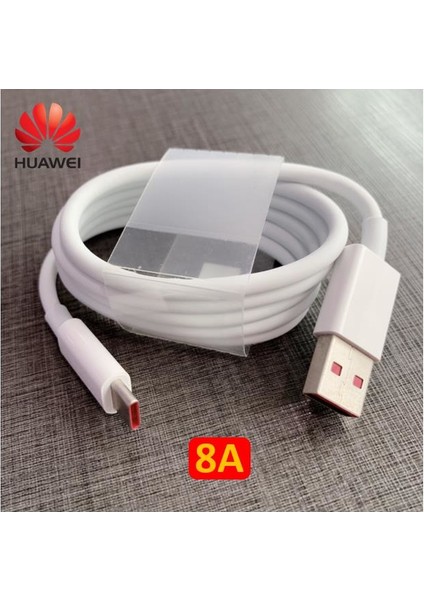 Huawei Magic 8A Veri Süper Hızlı Şarj Kablosu Tip-C Huawei P30