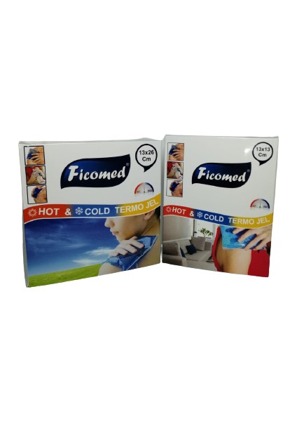 Sıcak Soğuk Jel Kompres 13 x 13 Cm-Ficomed Sıcak Soğuk Termojel Kompres 13X26 cm