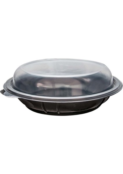 Özge - Kapaklı Siyah Salata Seti 1000 Gr- 40'lı