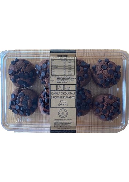 Damla Çikolatalı Brownie Kurabiye - 275 gr