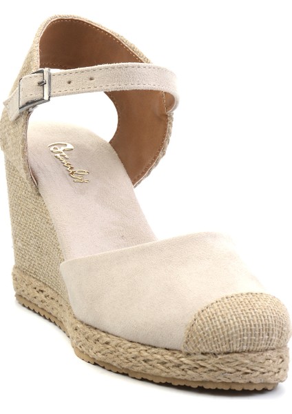 Vizon/natural Hasır Kadın Dolgu Topuklu K01874055565 fiyatları