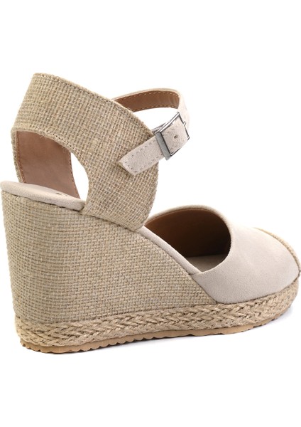 Vizon/natural Hasır Kadın Dolgu Topuklu K01874055565 modelleri