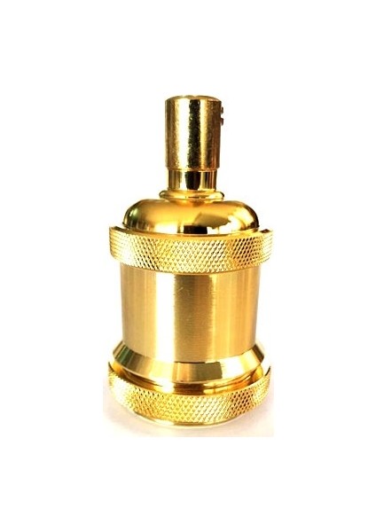 Dekoratif Sarı Metal E27 Duy