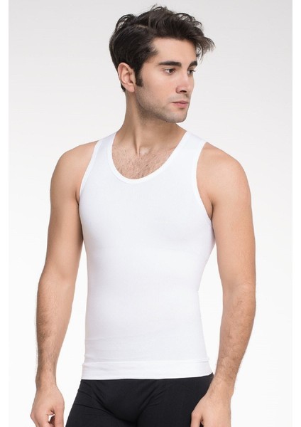 Erkek Beyaz Renk Toparlayıcı Iki Beden Göbek Incelten Korse Atlet Erkek Korsesi fiyatları