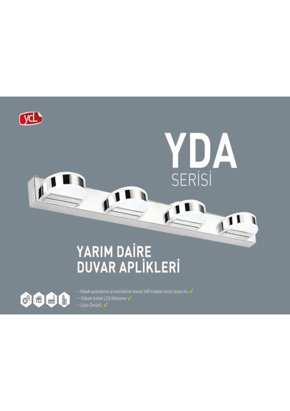 Yarım Daire Duvar Aplik