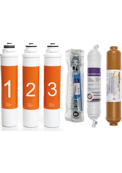 Waterlife Su Arıtma Cihazı Uyumlu Tak-Çevir 6'lı Filtre Seti, Lg Membranlı fiyatları