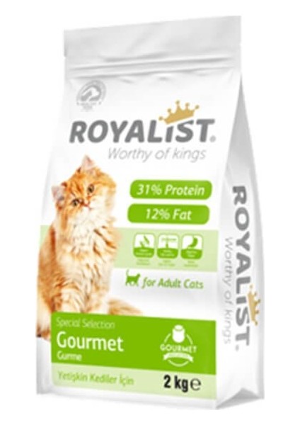 Premium Gourmet Renkli Taneli Yetişkin Kedi Maması 2 kg