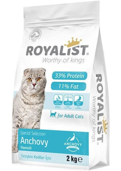 Premium Hamsili Yetişkin Kedi Maması 2 kg