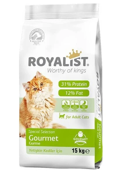 Premium Gourmet Renkli Taneli Yetişkin Kedi Maması 15 kg