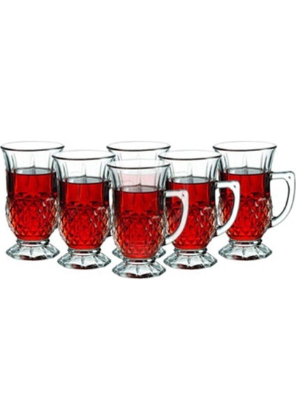 Cam Istanbul Kulplu Bardak 6'lı