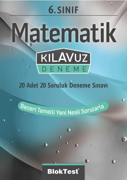 Tudem Yayınları Bloktest 6. Sınıf Matematik Kılavuz Deneme