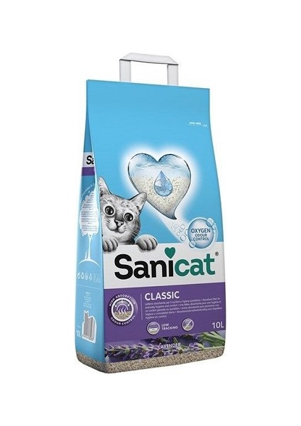 Classic Lavantalı Emici Kedi Kumu 10lt