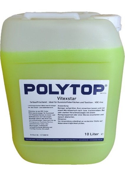Vitexstar Genel Amaçlı Temizleyici 10LT.