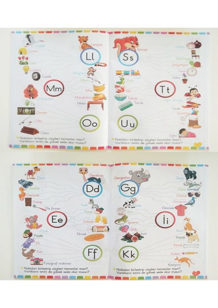 Okul Öncesi Ingilizce ve Çizgi Çalışmaları Eğitim Seti 10 Kitap