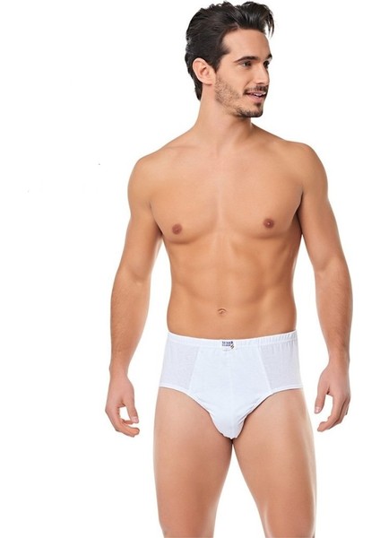 6 Adet Beyaz Renk Slip Külot