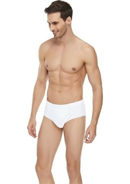 Beyaz Renk 12 Adet Slip Külot