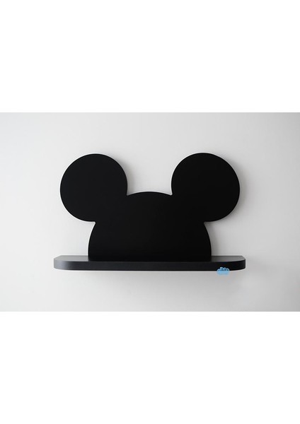 Micky Mouse Şekilli Raf Kitaplık Duvar Rafı Çocuk Odası Raf