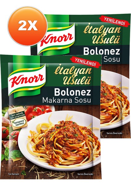 Bolonez Makarna Sosu 45 Gr. Ikili Set