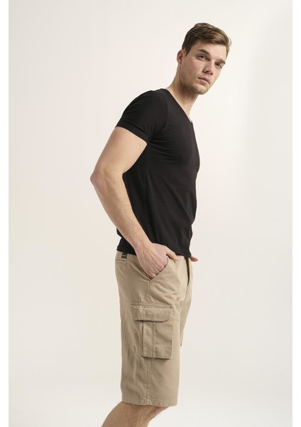 Riley V Yaka Slim Fit Basic Erkek Tshirt