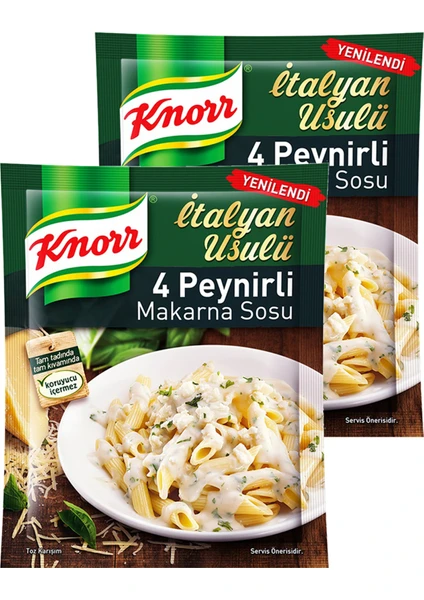 Dört Peynirli Makarna Sosu 50 Gr. Ikili Set