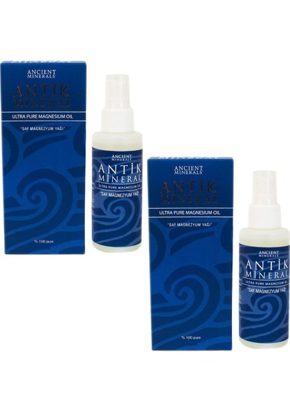 Antik Mineral Saf Magnezyum Yağı 200ML x 2 Adet